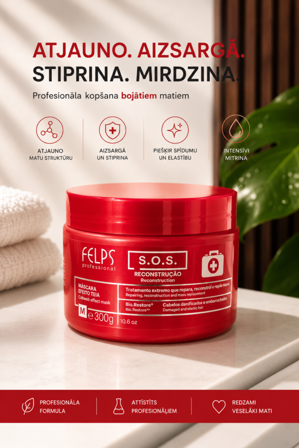 FELPS SOS TREATMENT ATJAUNOJOŠĀ MASKA 300 gr.