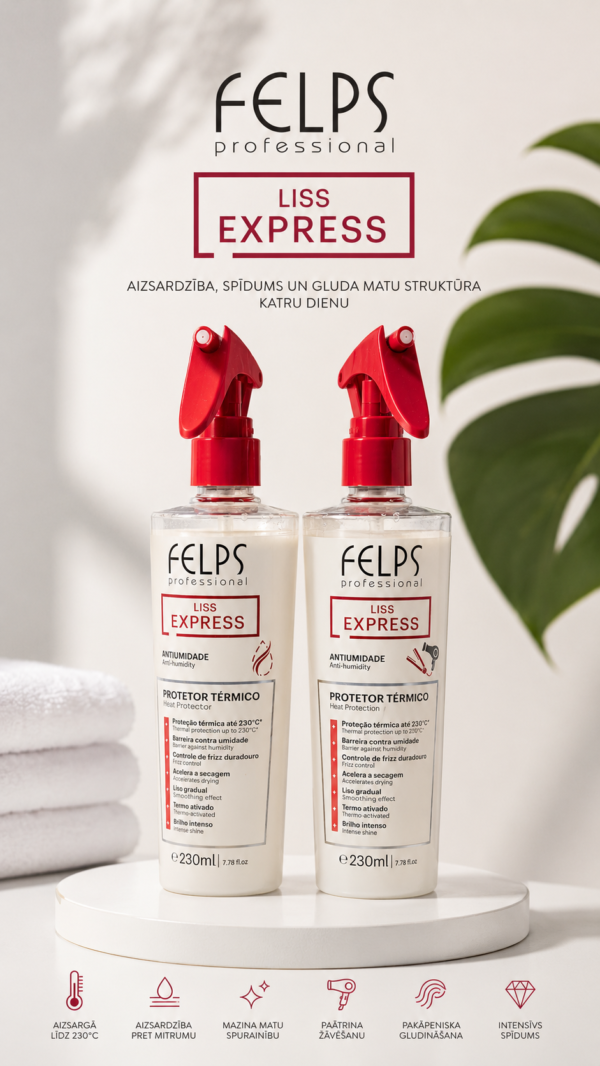 FELPS SOS Liss Express Fluīds Thermal Protection 230ML