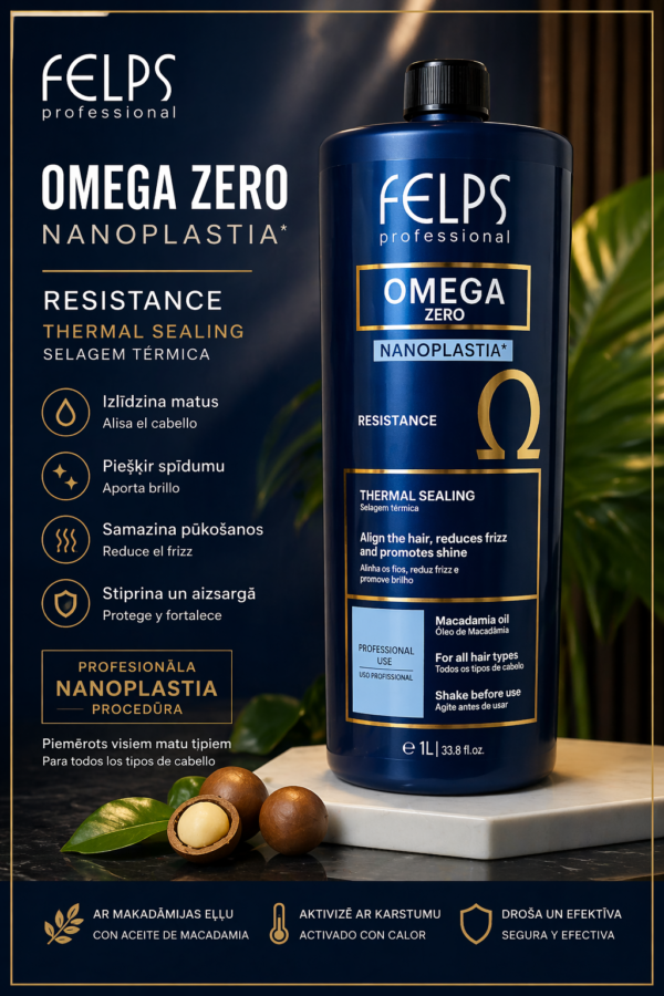 FELPS ÔMEGA ZERO NANOPLASTIA RESISTANCE THERMAL SEALING 1L.