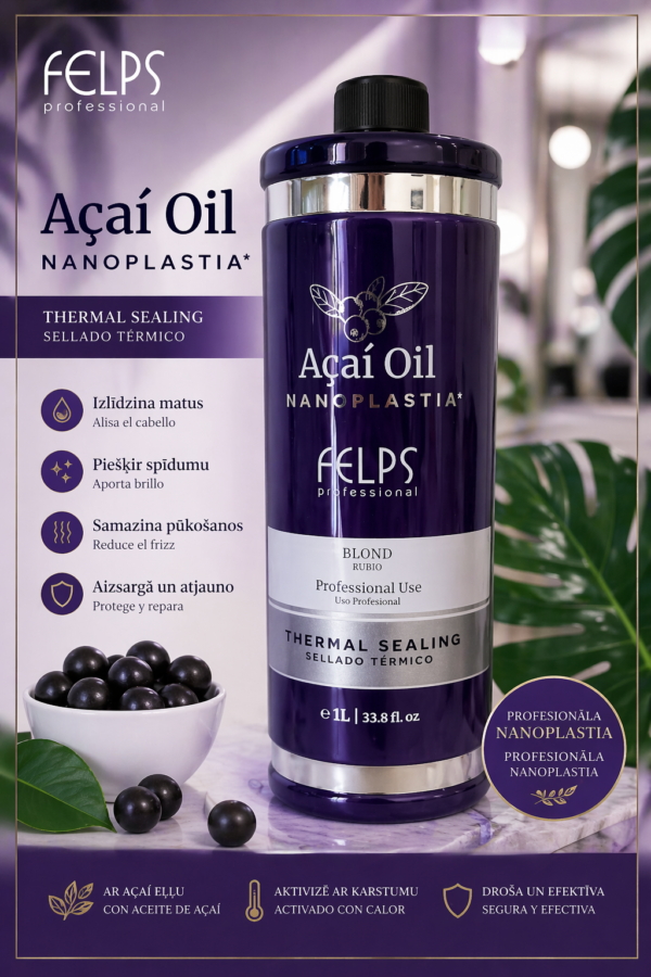 FELPS AÇAÍ OIL BLOND NANOPLASTIA THERMAL SEALING 1L